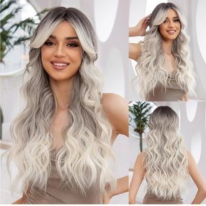 26 Inch Synthetic Hair Heat-Resistant Wig